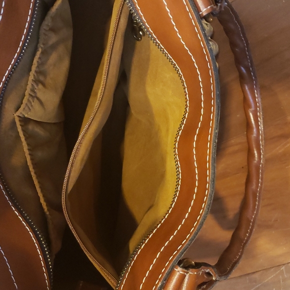 Patricia Nash Tooled Collection Zancona Rich Leather Tote Shopper Shoulder Bag - Picture 8 of 10